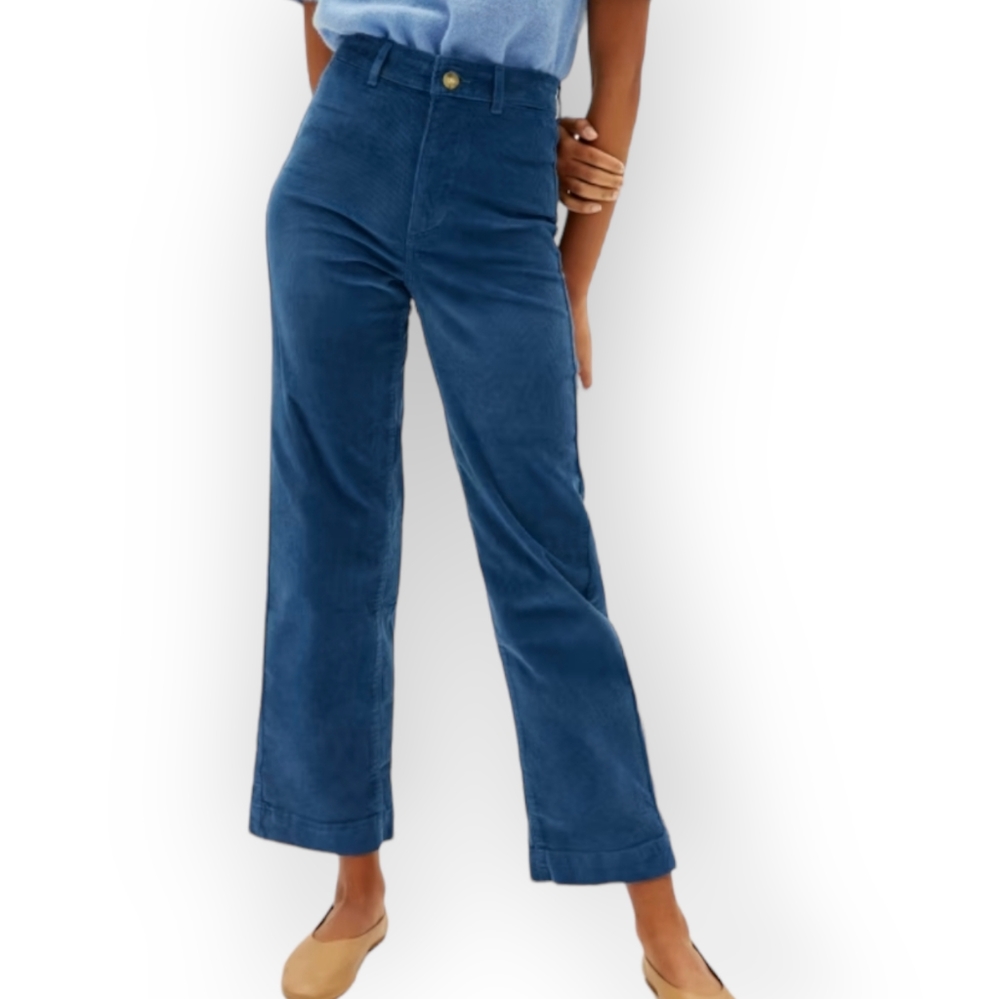 Everlane The Corduroy Wide-Leg Pant Blue